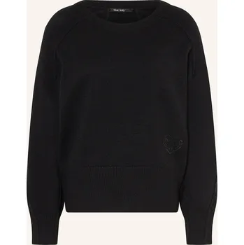 Dámský svetr Marc Aurel Dámský Svetr S Ozdobnými Kamínky, černá, 36