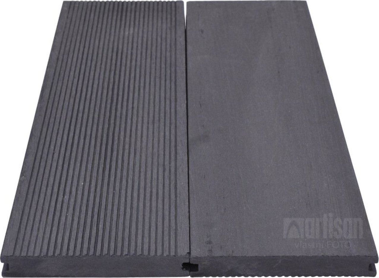 WPC dřevoplastová terasová prkna LamboDeck 20x140x2900, Dark