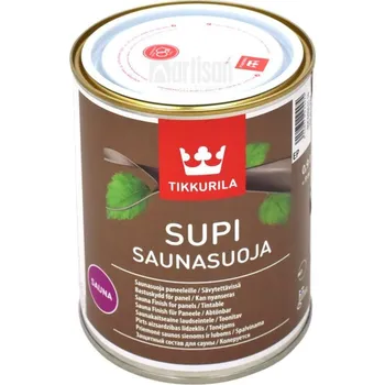 barva a nátěr na dřevo TIKKURILA Supi Sauna Finish - akrylátový lak do sauny 0.9 l Ka