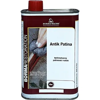 barva a nátěr na dřevo BORMA Restauro Antik Patina - roztok pro starobylý vzhled 0.5 l