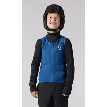 Chránič páteře Scott Airflow Vest Junior blue white dětský chránič páteře S