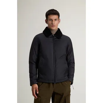 BUNDA WOOLRICH LP WOOL SILK STAG JACKET GRAPHITE MELANGE