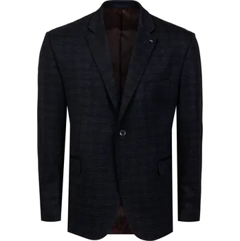 Pánský oblek FERATT Pánské sako ALAIN II. černé Velikost: 176/52