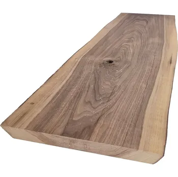 Stolová deska Masivní deska, americký ořech, 500 × 150–300 × 29 mm 8835