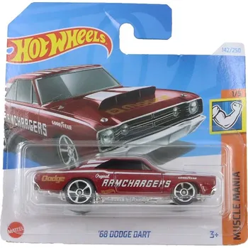 autíčko Dodge Dart 1968 1:64 - Hot Wheels Dodge Dart - kovový model