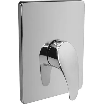 Vodovodní baterie Mereo Sprchová podomítková baterie bez přepínače, Sonáta, Mbox, hranatý kryt