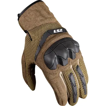 Moto rukavice LS2 KUBRA MAN GLOVES BROWN