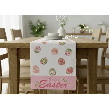 ubrus Velikonoční ubrus - běhoun na stůl HAPPY EASTER 40x140 cm Mybesthome