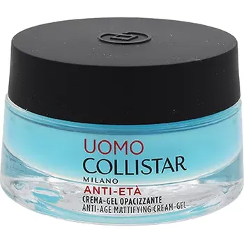 Pleťový krém Collistar Uomo Anti-Age matující gelový krém s anti-age efektem 50 ml