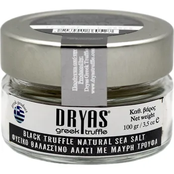 Koření Dryas truffle Mořská sůl s černými řeckými lanýži 100g DRYAS