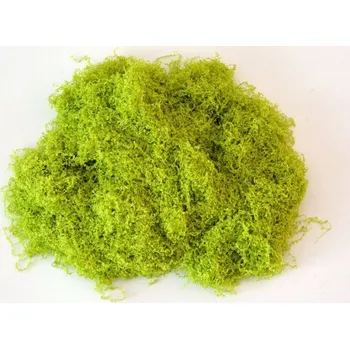 umělá květina Mech umělý 50 g - SVĚTLE ZELENÝ