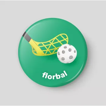 Magnetická kreslící tabulka Florbal - plánovací magnetka