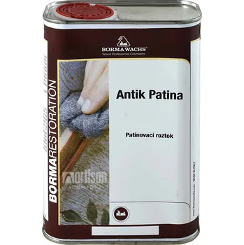 barva a nátěr na dřevo BORMA Restauro Antik Patina - roztok pro starobylý vzhled 1 l