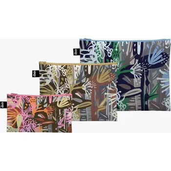 Kosmetická taška Taštičky na zip 3 ks LOQI TARA AXFORD Sprout and About