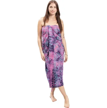 Šátek Sarong BALI BATIK fialový IV.