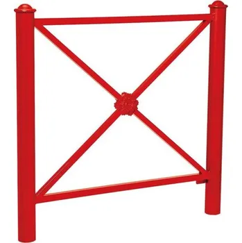 Zábradlí Procity Zábradlí Province délka 1072 mm, hlavice Agora, jednoduchý kříž s růžicí, barva červená RAL3020