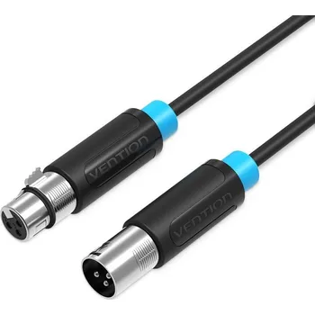 Audio kabel Audio kabel Vention XLR Audio Extension Cable 15m Black