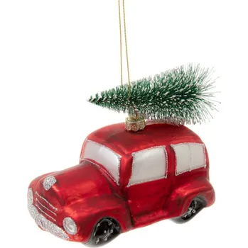 Vánoční ozdoba FAVER auto 836492 12 cm