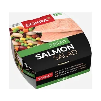 konzervovaná ryba Italský salát s lososem 220 g