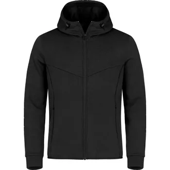 pracovní mikina CLIQUE Mikina s kapucí Hayden Sweat Jacket Men na zip, pánská COT67102400205-black 2XL Černá