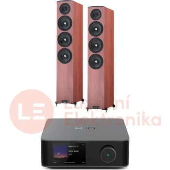 Hi-Fi Zesilovač WiiM AMP Ultra + Jamo C607 MKII - Tmavé jablko