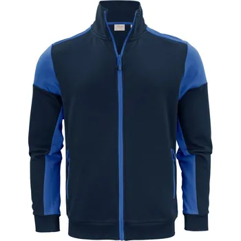 pracovní mikina Printer Mikina Prime Sweater Full Zip Men na zip, pánská COT612061i8302-navy/cobalt M Navy/modrá cobalt