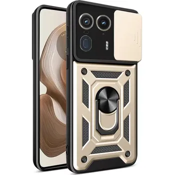 Pouzdro na mobilní telefon Kryt Motorola EDGE 50 Ultra Techsuit CamShield Pro gold