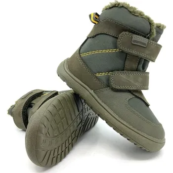 Chlapecká zimní obuv Protetika Leno Khaki s membránou 22, Vnitřní délka boty: 14,4 cm, Vnitřní šířka boty: 5,9 cm