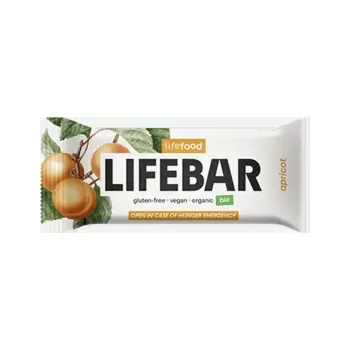 Lifebar Tyčinka meruňková raw BIO 40 g