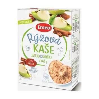Rýžová kaše s jablky a skořicí 3x45 g 135 g