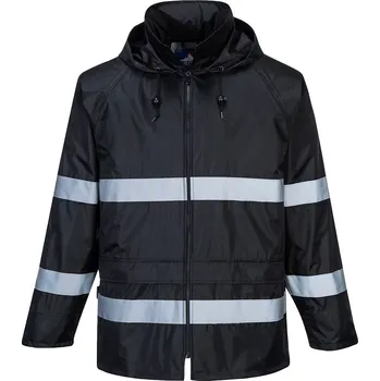 Pláštěnka Pláštěnka s reflexními pruhy PWF440 Barva: Černá, Velikost: 3XL