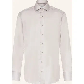 Pánská košile 1863 By Eterna Pánská Košile Modern Fit, béžová / bílá, 41