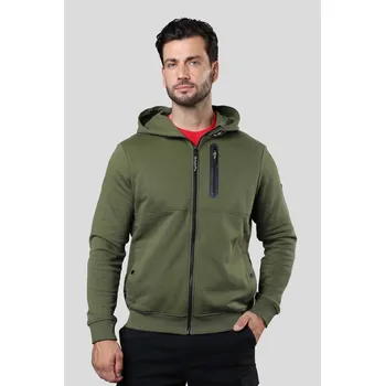 Pánská mikina MIKINA CAMEL ACTIVE SWEATJACKET FOREST GREEN