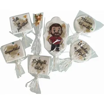 Jedlá dekorace na dort Cukrová dekorace Pro tátu - I LOVE CAKES