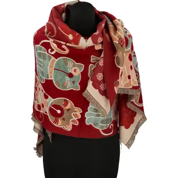 Šála Trendy dámská šála Agria, červená