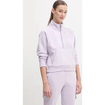 Dámská mikina Mikina Dkny dámská, fialová barva, s aplikací, DP5T9993 04X, vel. S