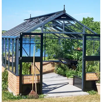 Pergola Juliana Premium On-wall 4,4 m x 3,0 m, antracit, kalené sklo 3 mm | sleva 14% | cena za ks