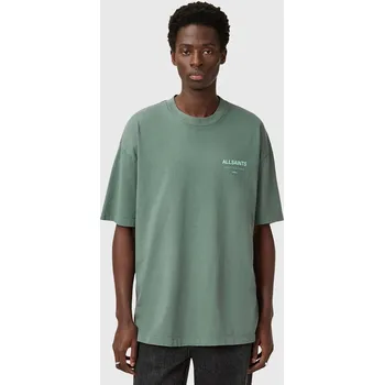 Pánské tričko Bavlněné tričko AllSaints UNDERGROUND M071PB zelená 07X, vel. XL