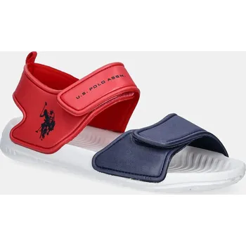 Dívčí sandály Sandály U.S. Polo Assn. REGAN001 červená barva, REGAN001K/5Y1 REGAN001K.5Y1.27.34 33X, EUR 33