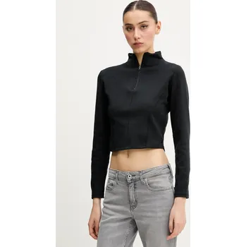 Tričko s dlouhým rukávem Converse 10027392.A02 černá 99X, vel. L