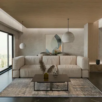 Koberec JUTEX Kusový koberec NEMEZIS 33002 679 béžový BARVA: Béžová, ROZMĚR: 130x190 cm