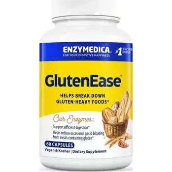 GlutenEase - 60 kapslí (Enzymy pro optimální trávení lepku a kaseinu)