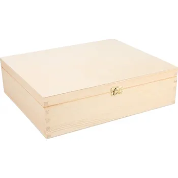 Dárková krabička Firemní dárek - Dřevěná krabička na 3 vína