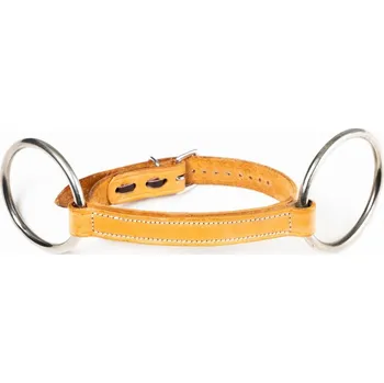 Udidlo pro koně Udidlo stihlové nelomené Tabal F.R.A. kožené, nature 10,5 cm