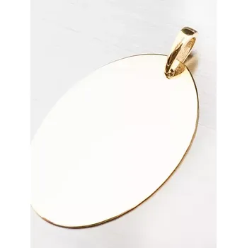 Přívěsek Přívěsek destička žluté zlato 43-21644