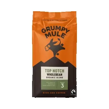 Káva Top Notch zrnková káva Arabica BIO 200 g