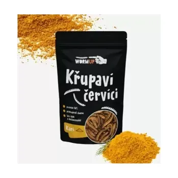 Sušené maso Křupaví červíci s kari 80 g
