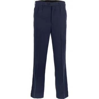 Kalhoty společenské modré Z0026 Barva: Modrá, Velikost: 5XL