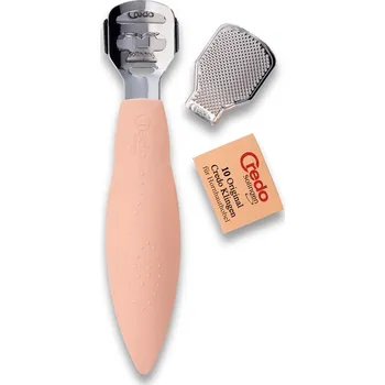 Credo Solingen Seřezávač zrohovatělé kůže na patách s klipem na rašpli č. 1510 - meruňkový