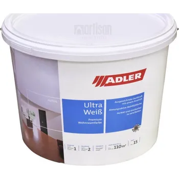 barva na zeď ADLER Aviva Ultra Weiss - malířská barva na stěny v interié